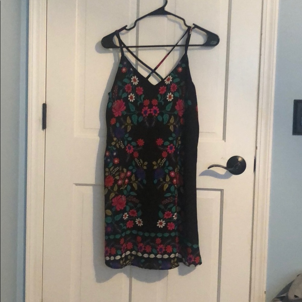 Target black floral dress for summer
